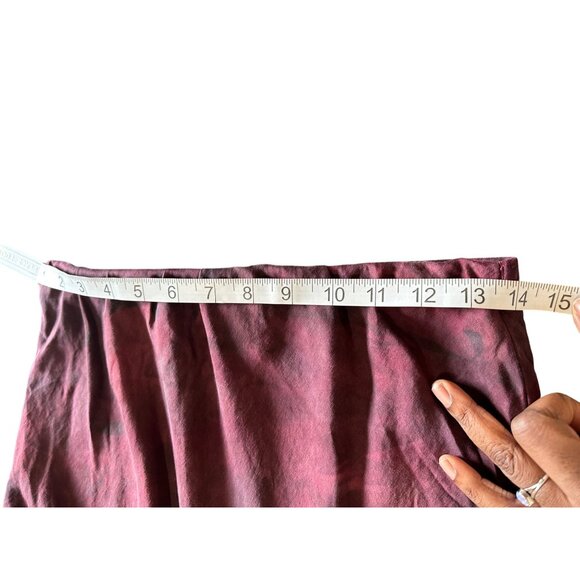 Cloth & Stone Womens Ombre Tie-Dye Midi Skirt Sz S Elastic Waistband Goth Grunge - Picture 6 of 11